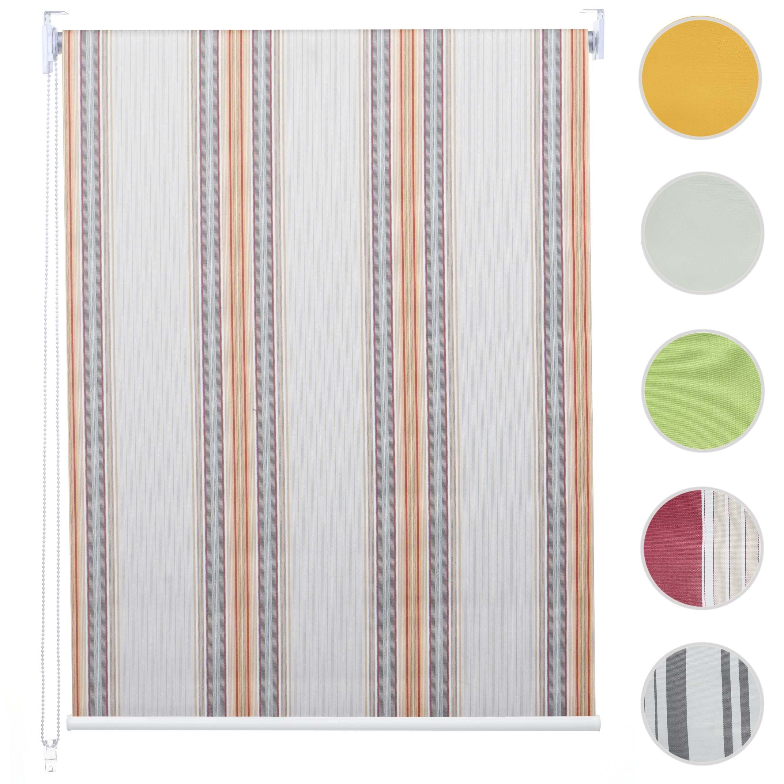 MCW Rollo D52 90x230cm Rot-Weiß/beige günstig online kaufen