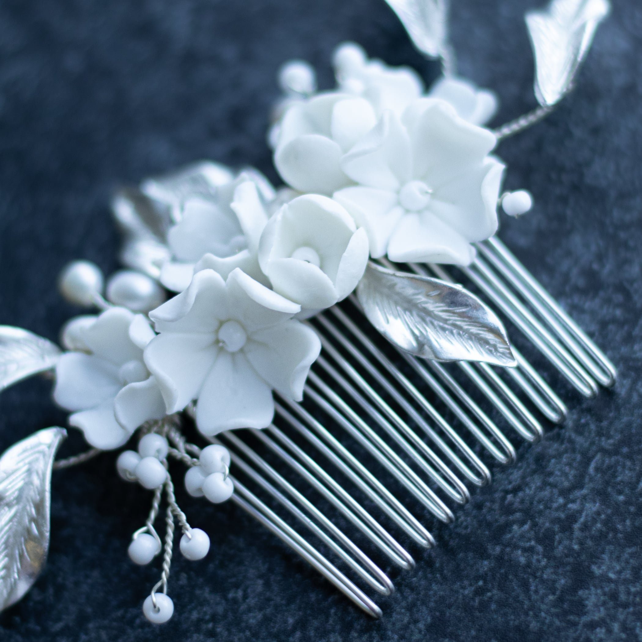 Brautkrone Diadem Haarkamm Braut Haarschmuck Hochzeit Hochzeitsschmuck (1-tlg., 1-teilig), handgefertigt