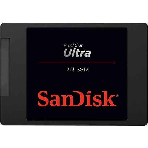 Sandisk Ultra 3D SSD interne SSD (1TB) 2,5"" 560 MB/S Lesegeschwindigkeit, 530 MB/S Schreibgeschwindigkeit