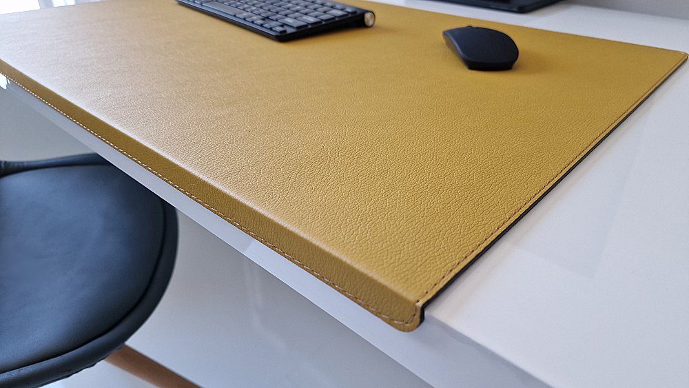 Profi Mats Schreibtischunterlage mit Kantenschutz SanftLux Kunst Leder 12 Farben – Bild 3 von 5
