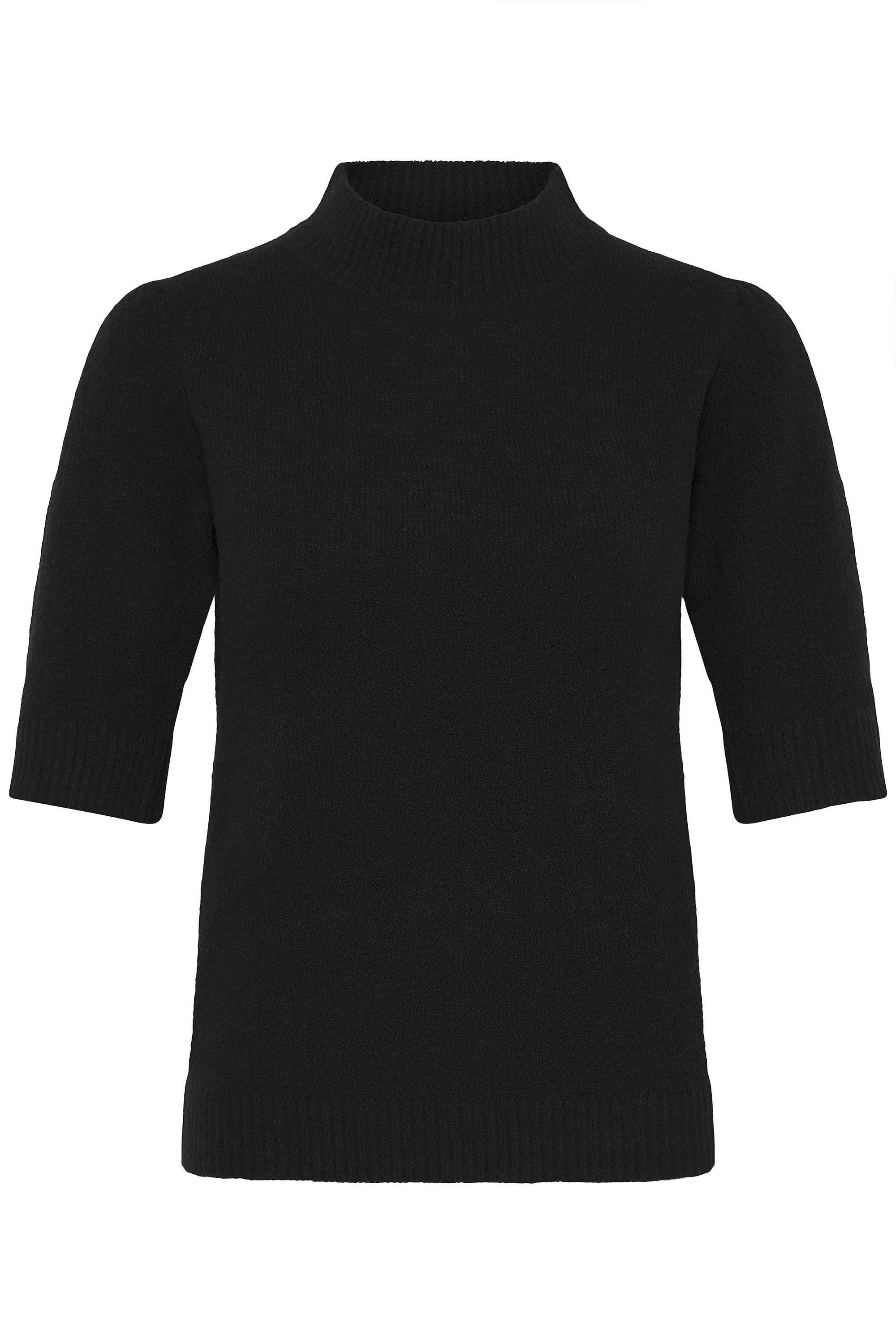 OXMO Strickpullover OXISIF Modischer Kurzarm-Pullover günstig online kaufen