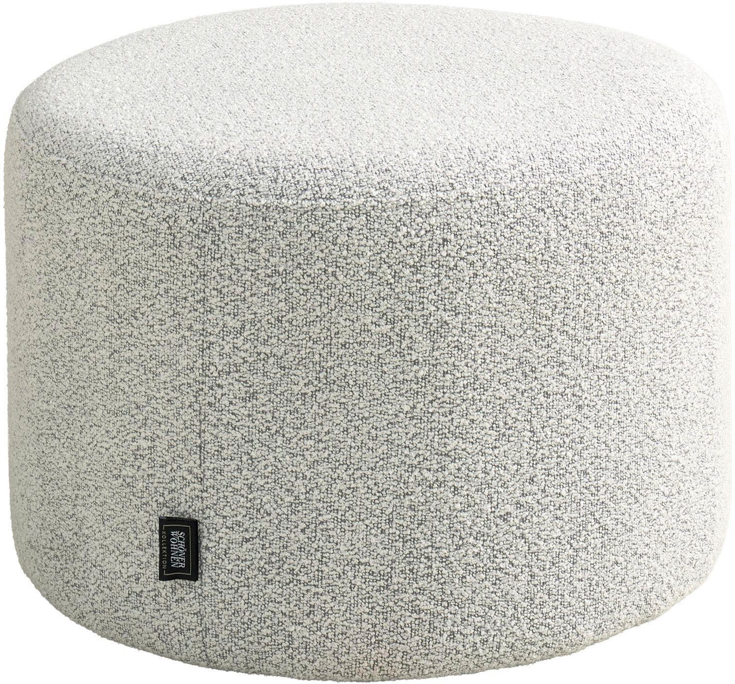 SCHÖNER WOHNEN-Kollektion Polsterhocker ALVIK (1 St), Bezug Bouclé, ideal als Ergänzung zu MOLDE und TROMS