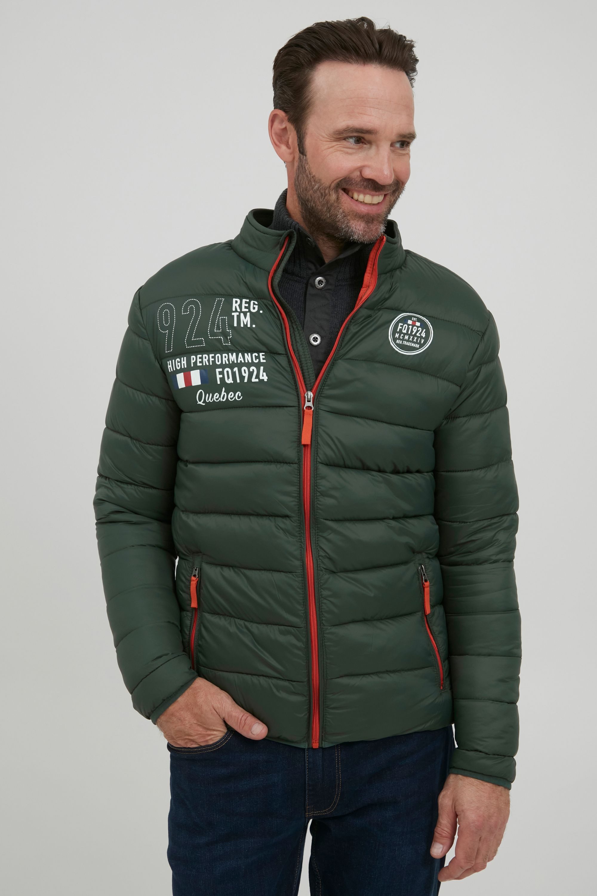 FQ1924 Steppjacke FQArnvid Moderne Steppjacke mit Stehkragen günstig online kaufen