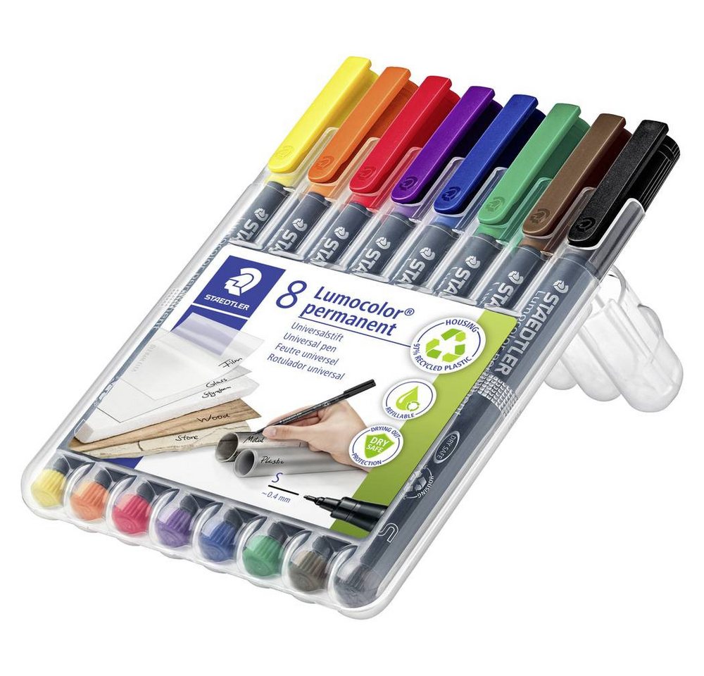Thumbnail - STAEDTLER Folienstift Lumocolor permanent / sortiert Inh.8