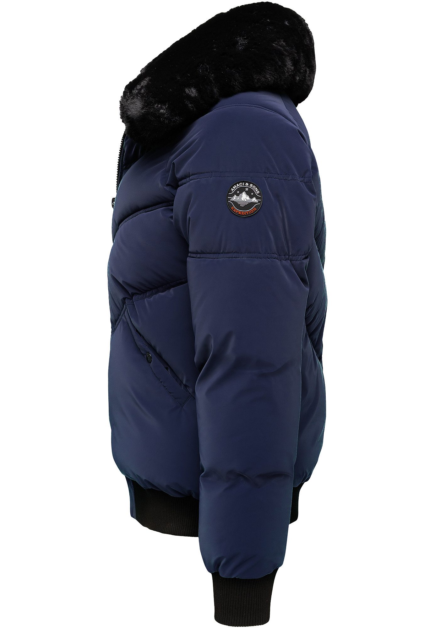 Amaci&Sons Winterjacke AUGUSTA Winterjacke Herren Gefütterte Dicke Winter J günstig online kaufen