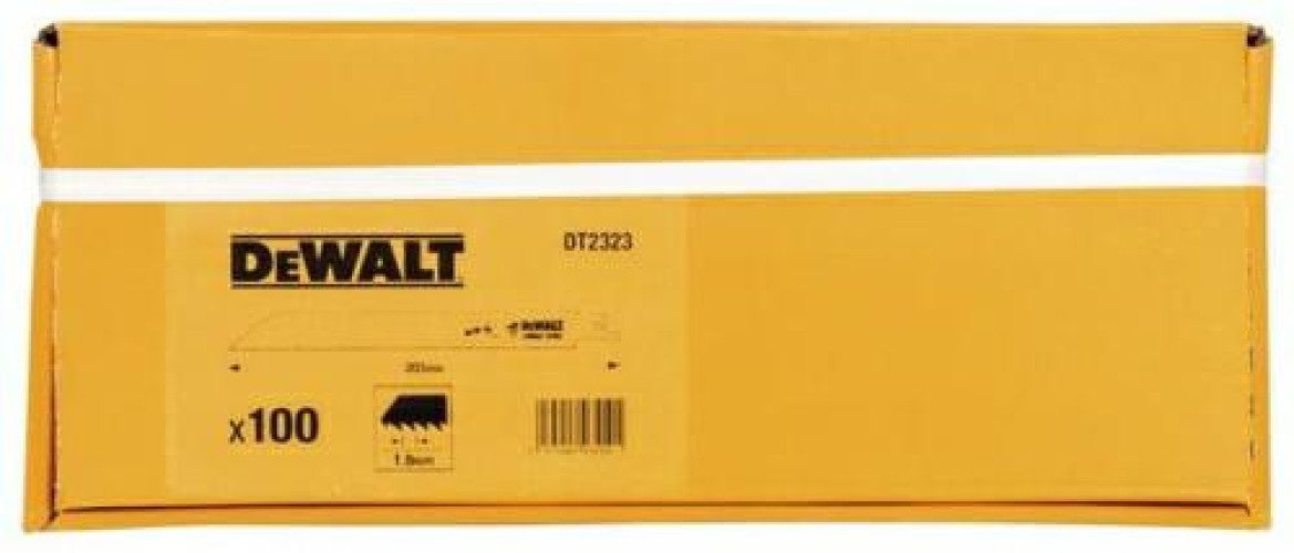 Säbelsägeblatt DEWALT Säbelsägeblatt Bi-Metall 228x4,2 mm DT2320-QZ 100 Stück für