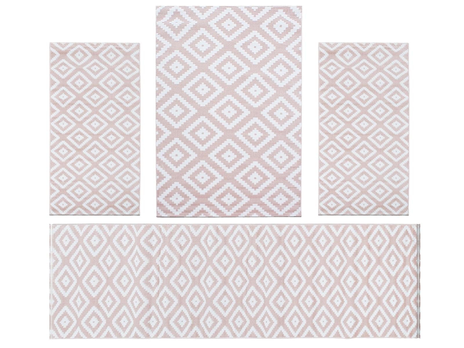 Kurzflor-Bettumrandung Unicolor - Einfarbig