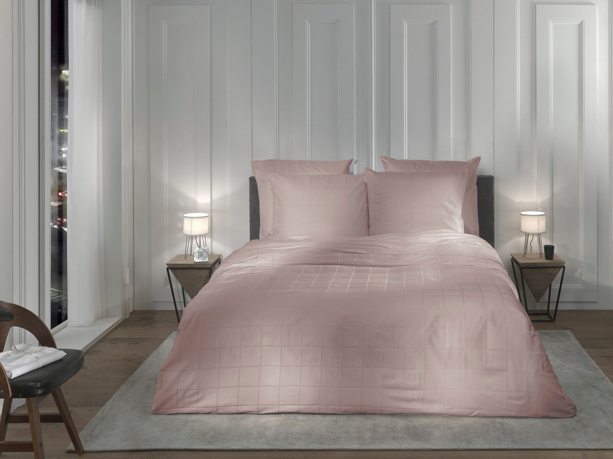Heckett and Lane Wendebettwäsche Diamante, Mako-Satin, günstig online kaufen