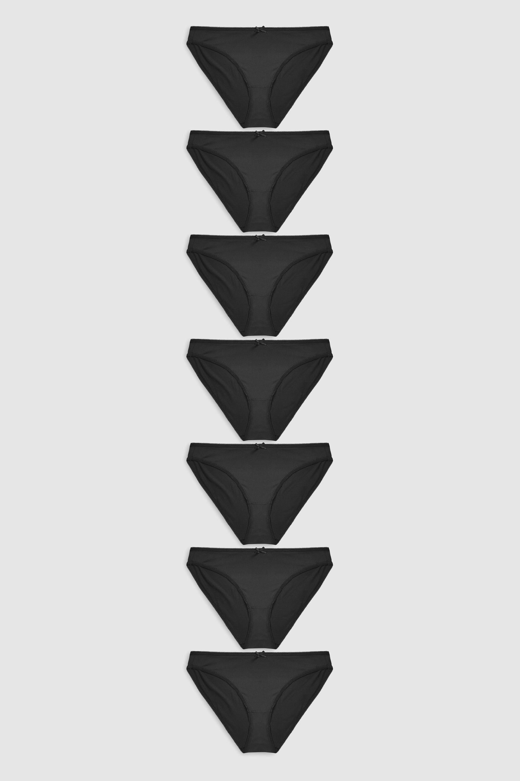 Slip Mikrofaser-Slips mit hohem Beinausschnitt, 7er-Pk.