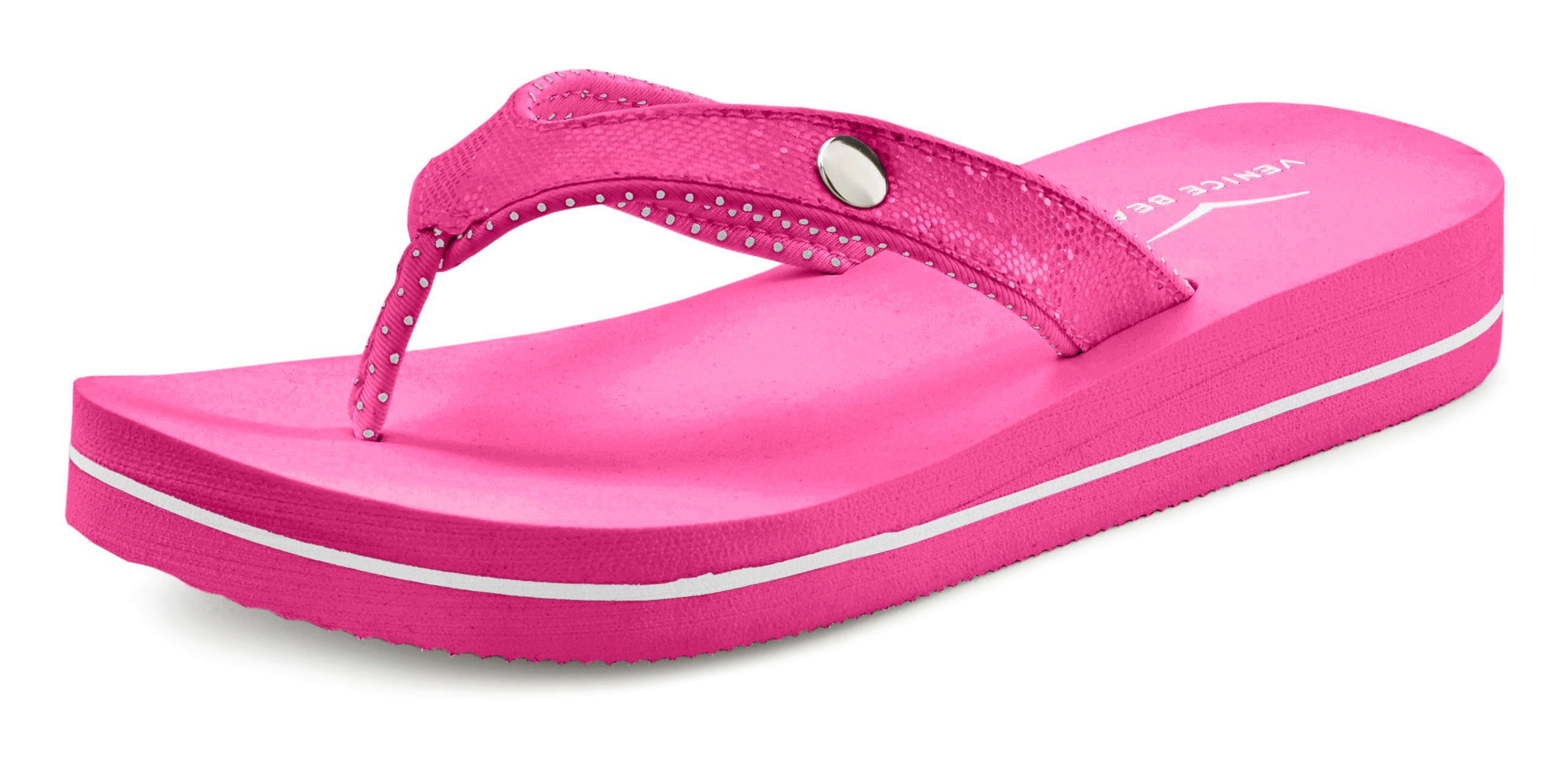 Venice Beach Badezehentrenner Sandale, Pantolette, Badeschuh günstig online kaufen