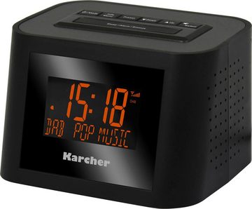 Karcher DAB 2420 Digitalradio (DAB) (Digitalradio (DAB), FM-Tuner mit RDS, 2 W, FM-Tuner mit RDS, 2 W, Radio mit DAB+, Radiowecker, Senderspeicher)