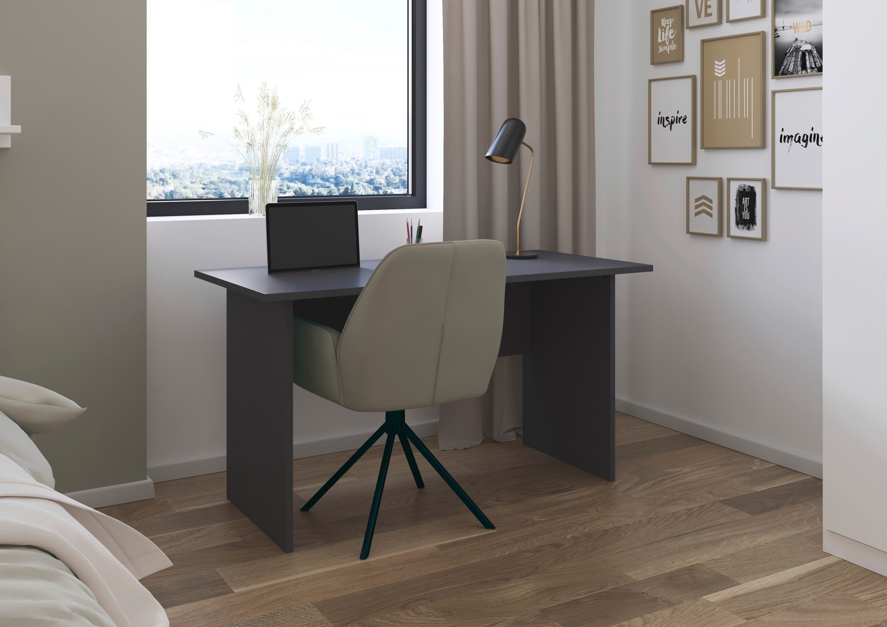 rauch Schreibtisch Joel (Breite 140 cm), in schlichtem Design mit großer Ab günstig online kaufen