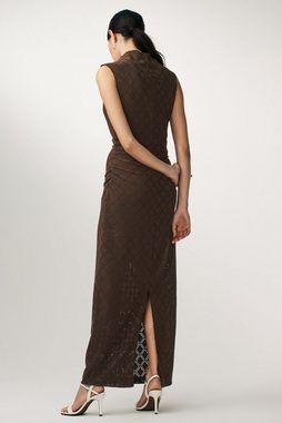 Next Maxikleid Ärmelloses Maxikleid mit Raffungen (1-tlg)