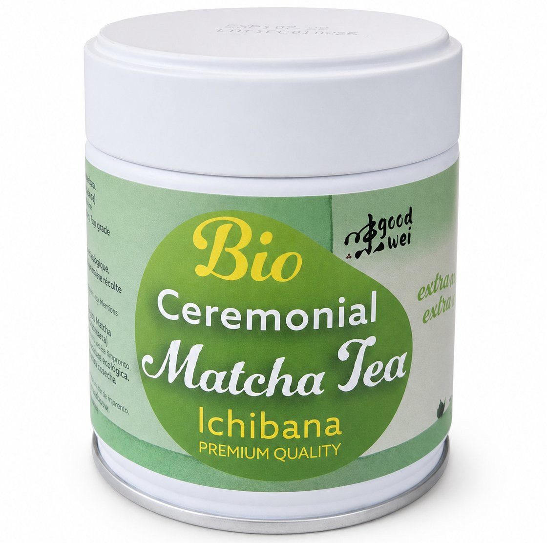 Goodwei Tee Bio Matcha "Ichibana" - Zeremonielle Qualität aus erster Ernte, 40g