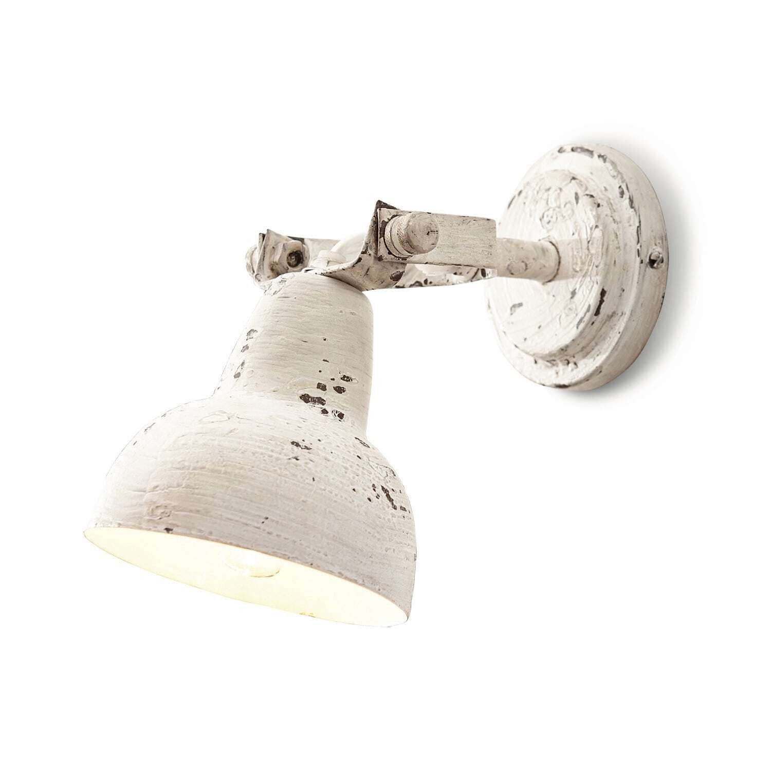 Mirabeau Wandleuchte Wandlampe Rieke antikweiß günstig online kaufen