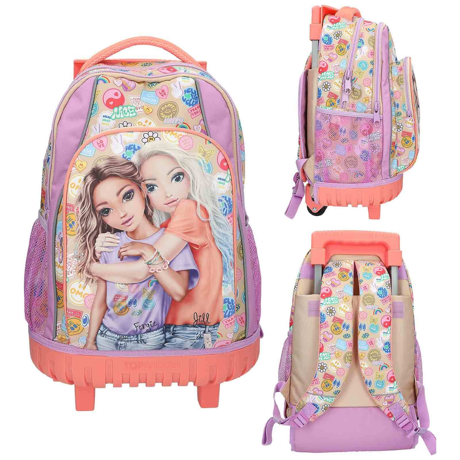 Depesche Kinderrucksack TOPModel Schulrucksack Trolley GIRL POWER (1 Rucksack, 1-tlg)