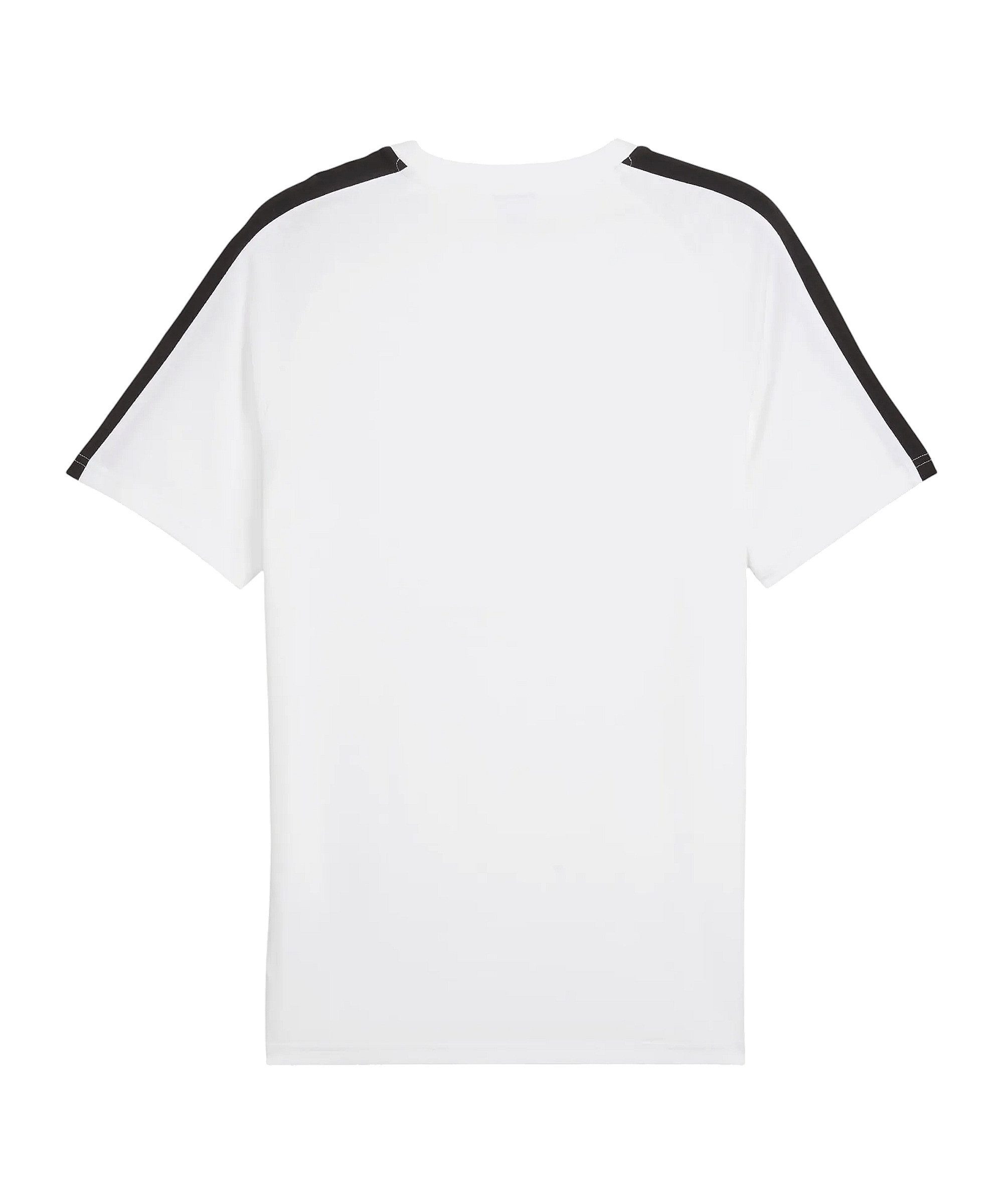 PUMA T-Shirt PUMA T7 T-Shirt Weiß Kurzarm-Shirts Unisex Baumwolle günstig online kaufen