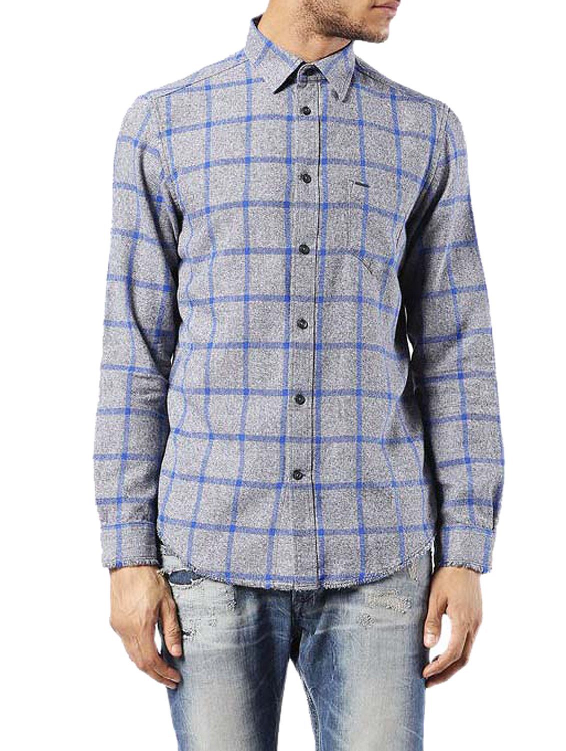 Diesel Longsleeve Diesel S-Tas Shirt Herren Hemd