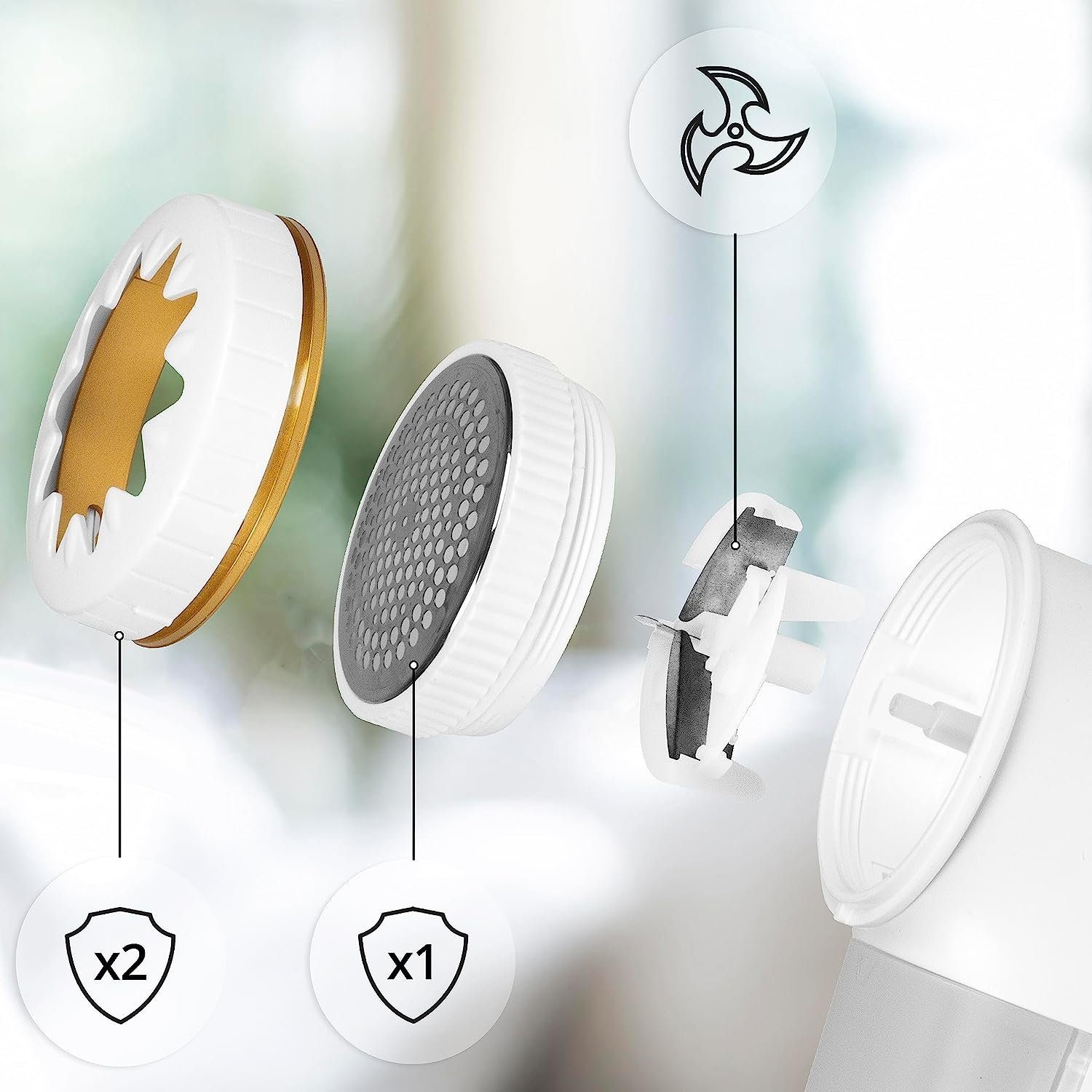 Duronic Fusselrasierer, FS22 WE Fusselrasierer, Fusselentferner mit 2 Geschwindigkeitsstufen