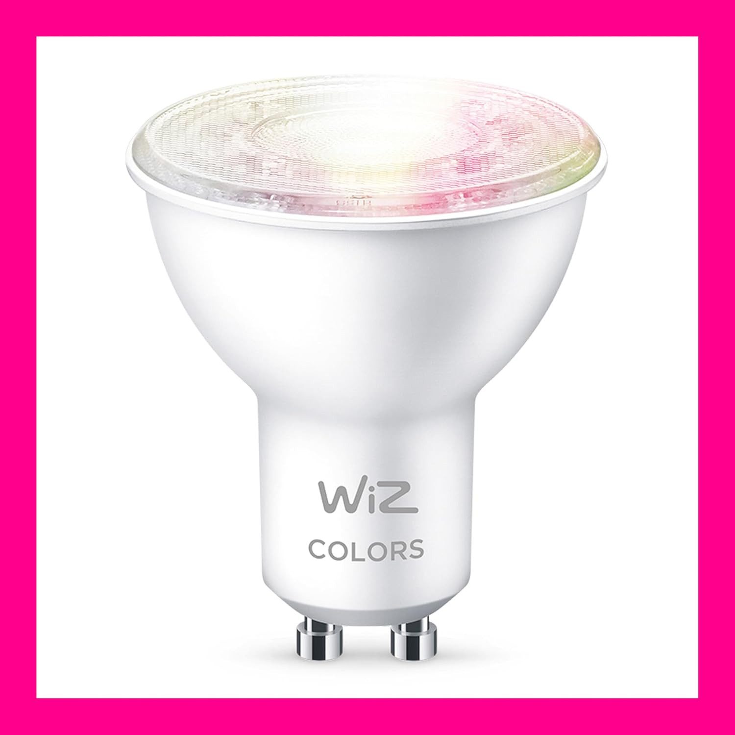 WiZ LED-Leuchtmittel White and Color LED Spot, GU10, Warmweiß, Individuelle Lichtgestaltung
