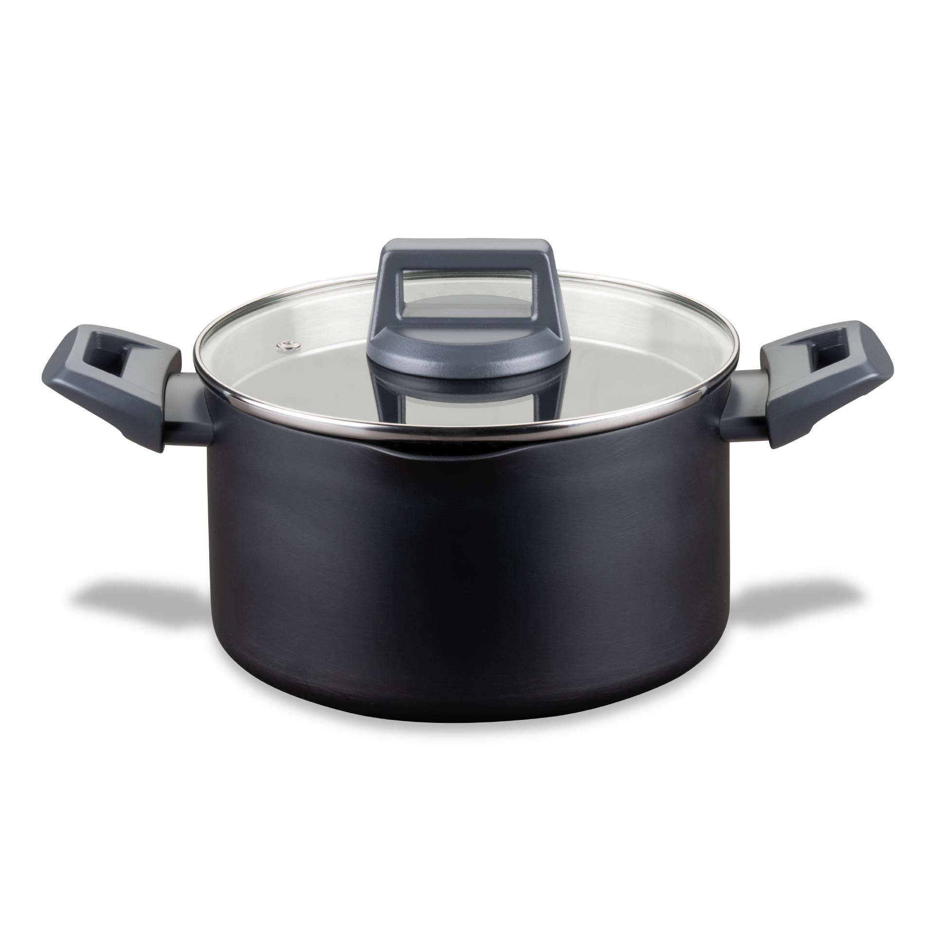 FACKELMANN Kochtopf mit Deckel, Aluminium, Keramikbeschichtung, Bakelitgriff