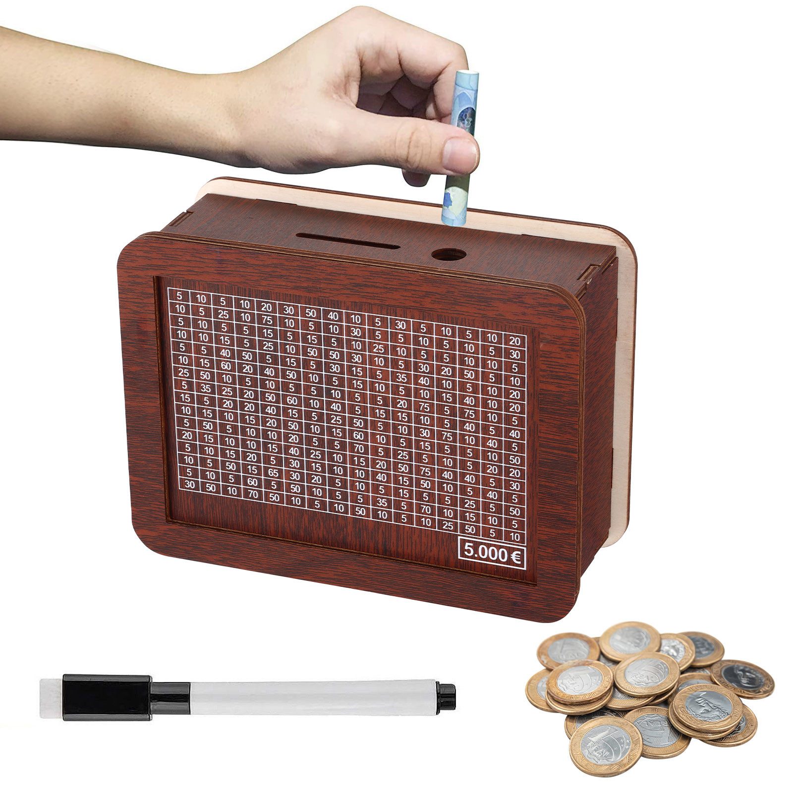 BlingBin Spardose Vintage Sparschwein aus Holz günstig online kaufen