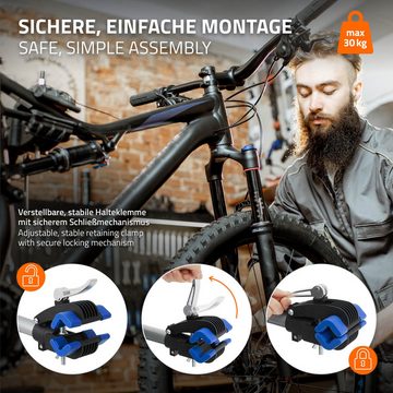 ECD Germany Fahrradhalter Fahrradmontageständer Reparaturständer Fahrradständer, 360° drehbar/höhenverstellbar