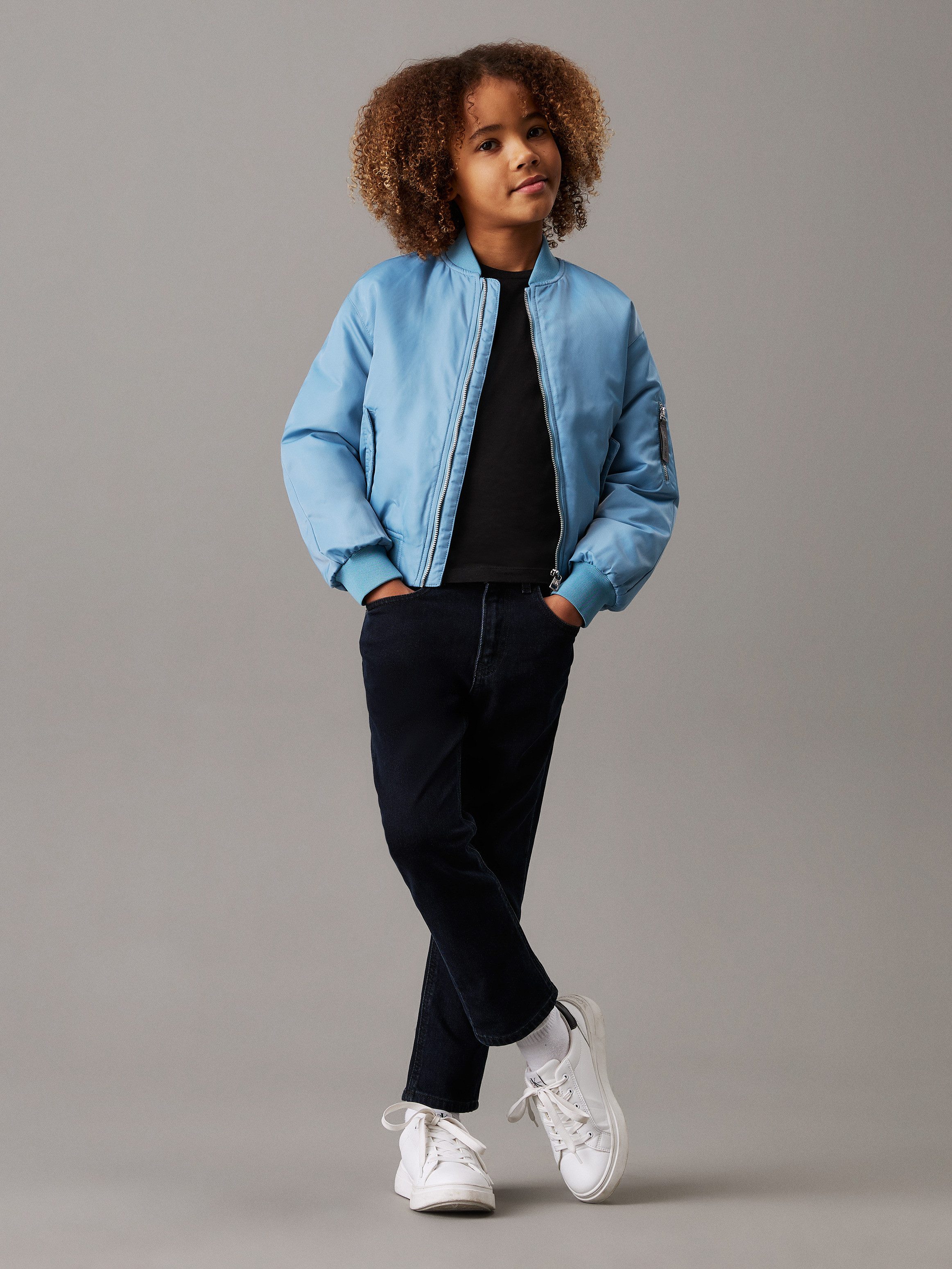 Calvin Klein Jeans T-Shirt für Kinder bis 16 Jahre mit Logoprägung