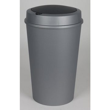 Jelenia Plast Mülleimer 20x Abfalleimer 25L Flipdeckel Grau Müll Behälter Küchen Boxen Sammler