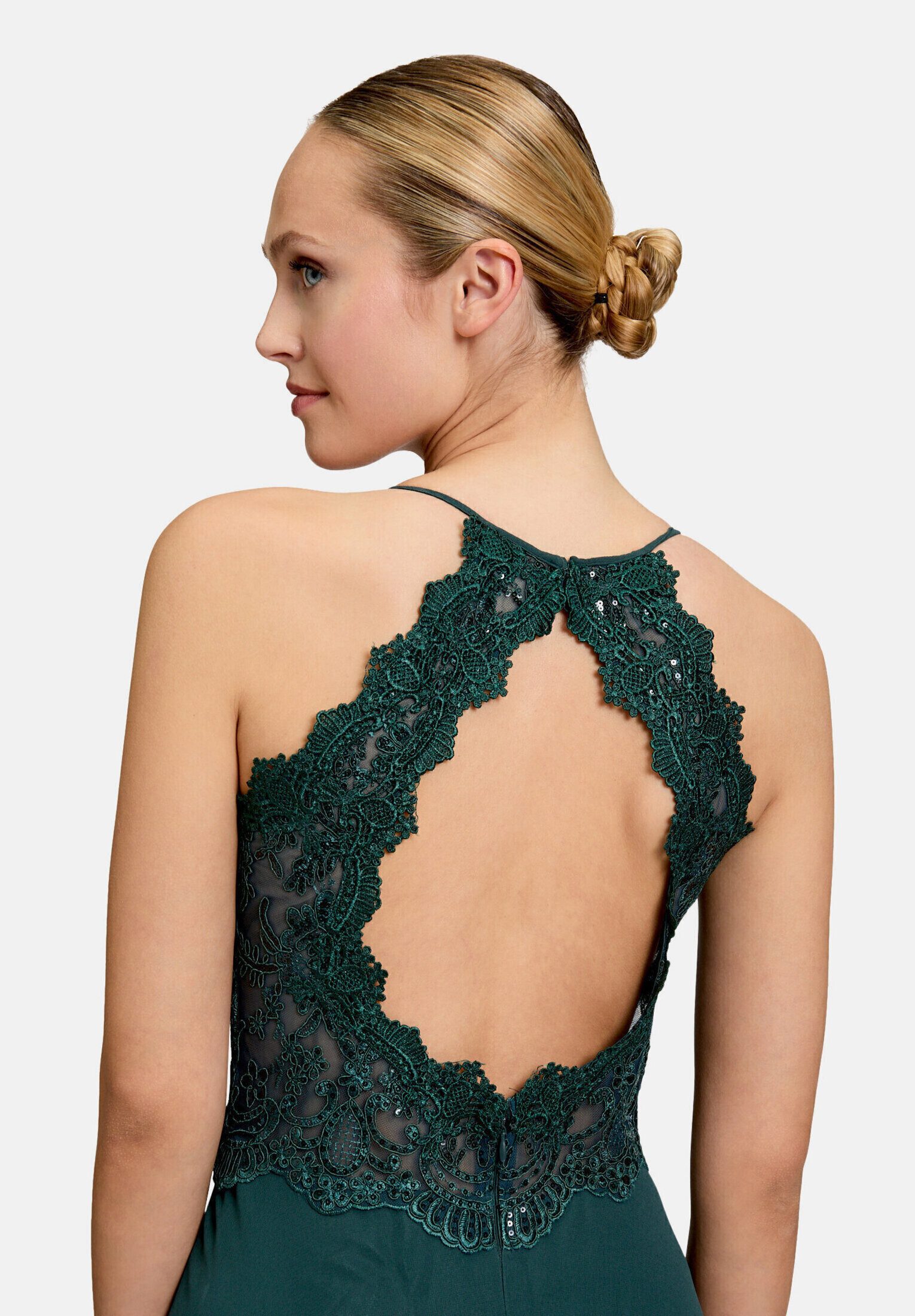Vera Mont Abendkleid Damen rückenfrei Spitze