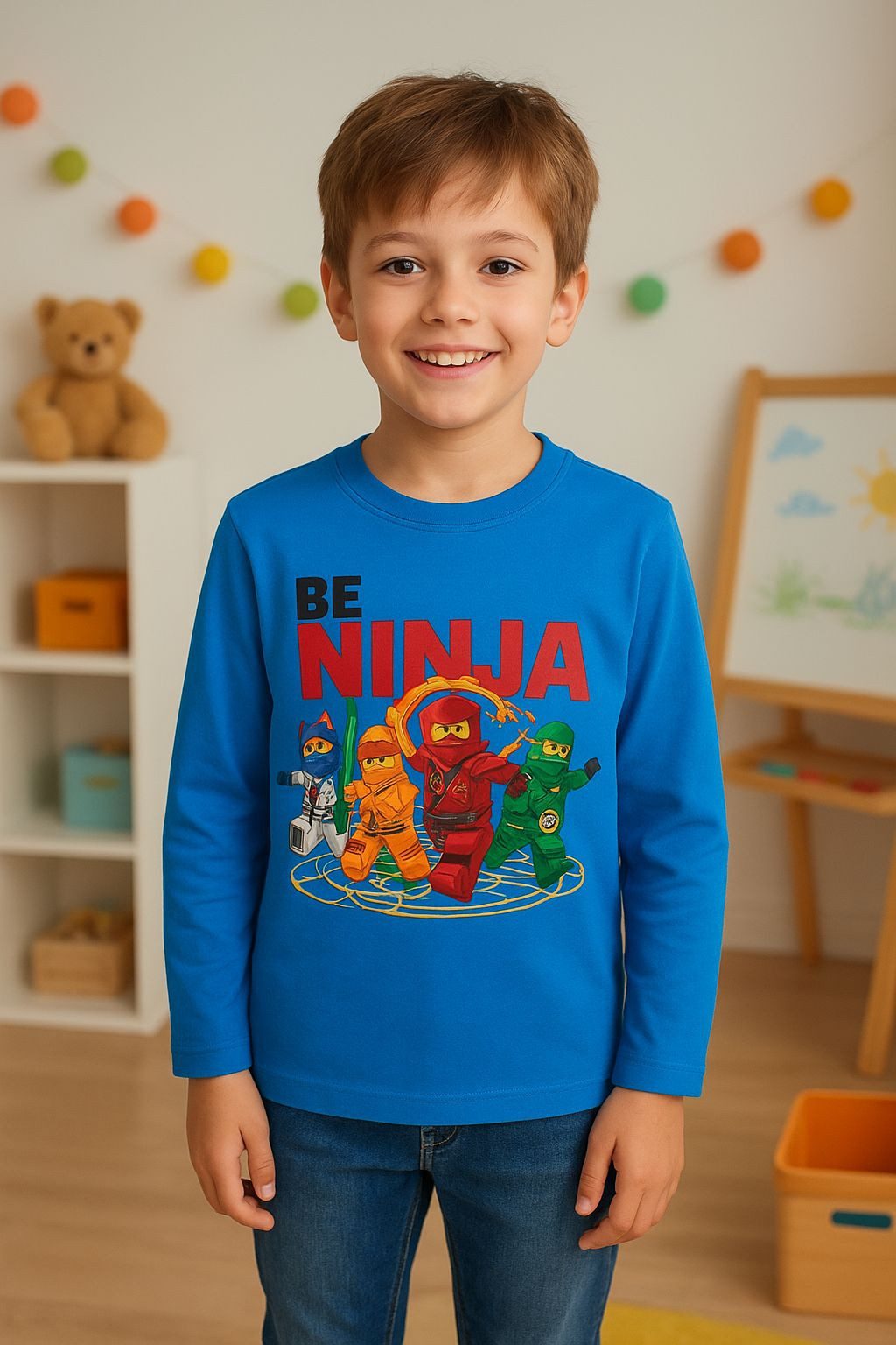 LEGO® kidswear Langarmshirt LEGO® NINJAGO langarm T-Shirt Pulli Sweater Jungen 3-8Jahre
