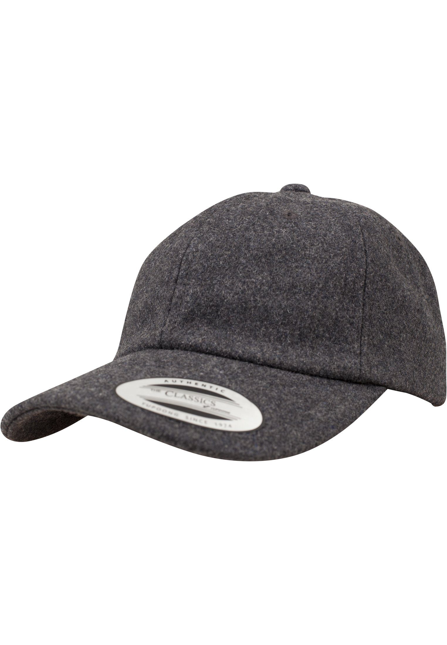 Cap Profile Flex darkgrey Wool Dad Low Accessoires Melton Flexfit Cap