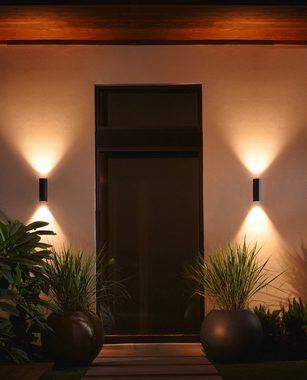 Philips Hue LED Wandleuchte Wandleuchte rund, LED wechselbar