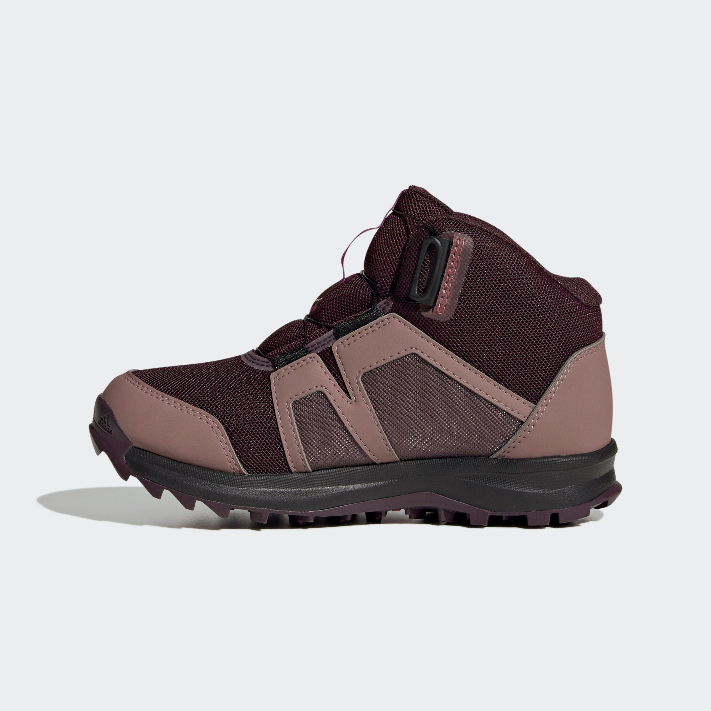 adidas TERREX TERREX BOA Maroon wasserdicht Metallic Purple Shadow MID Laufschuh Wonder Red Matt / RAIN.RDY 