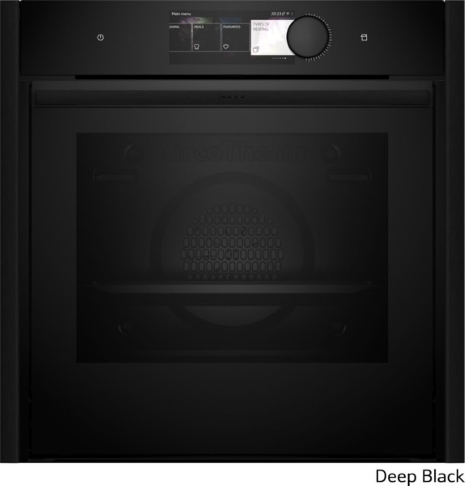 NEFF Einbaubackofen N 90 B69VY7MY0, Einbau-backofen, 60 x 60 cm, DEEP BLACK, EEK: A+