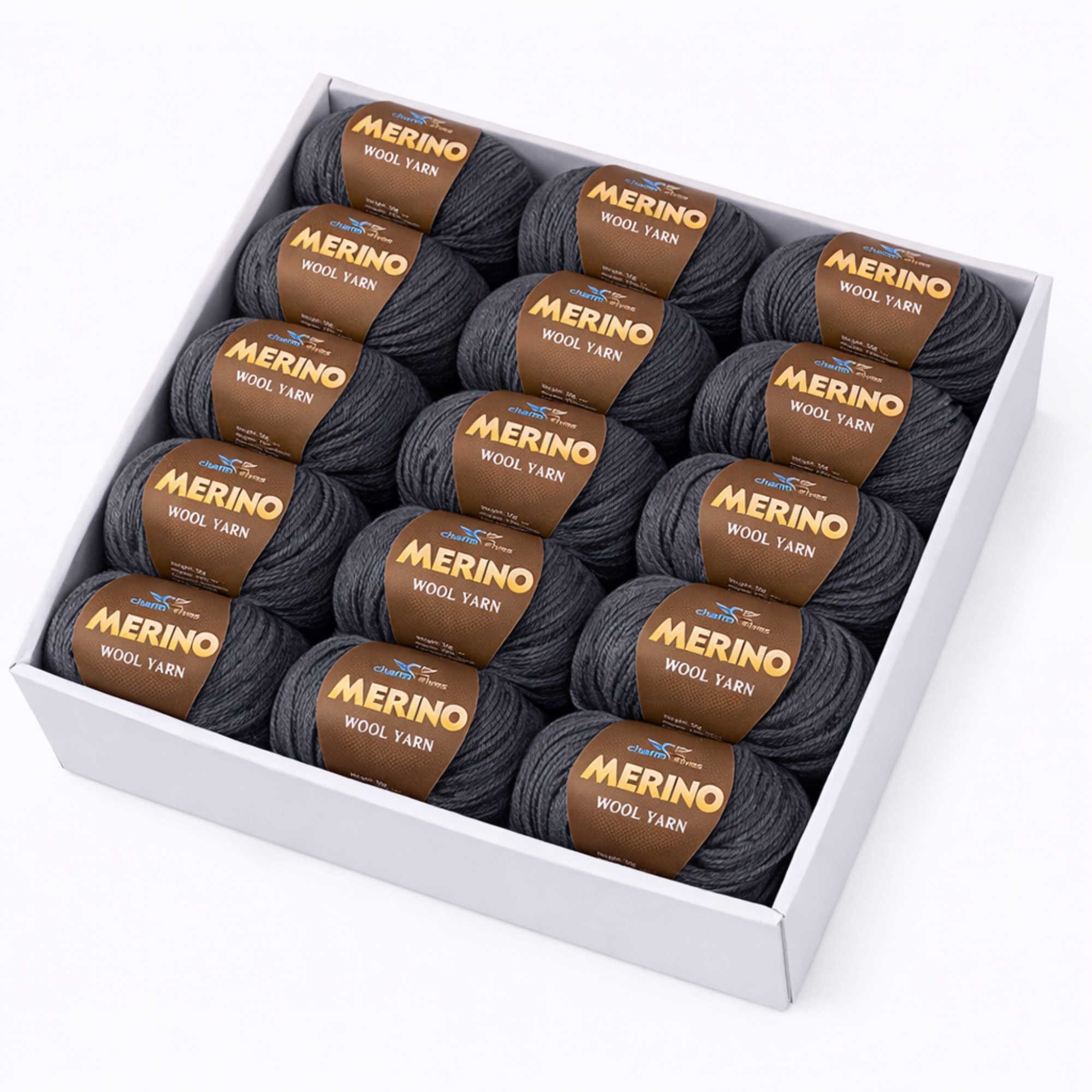 Nomiro Woll- & Merinogarn 500g Set 10er Pack für Pullover, Schals & Mützen Häkelwolle