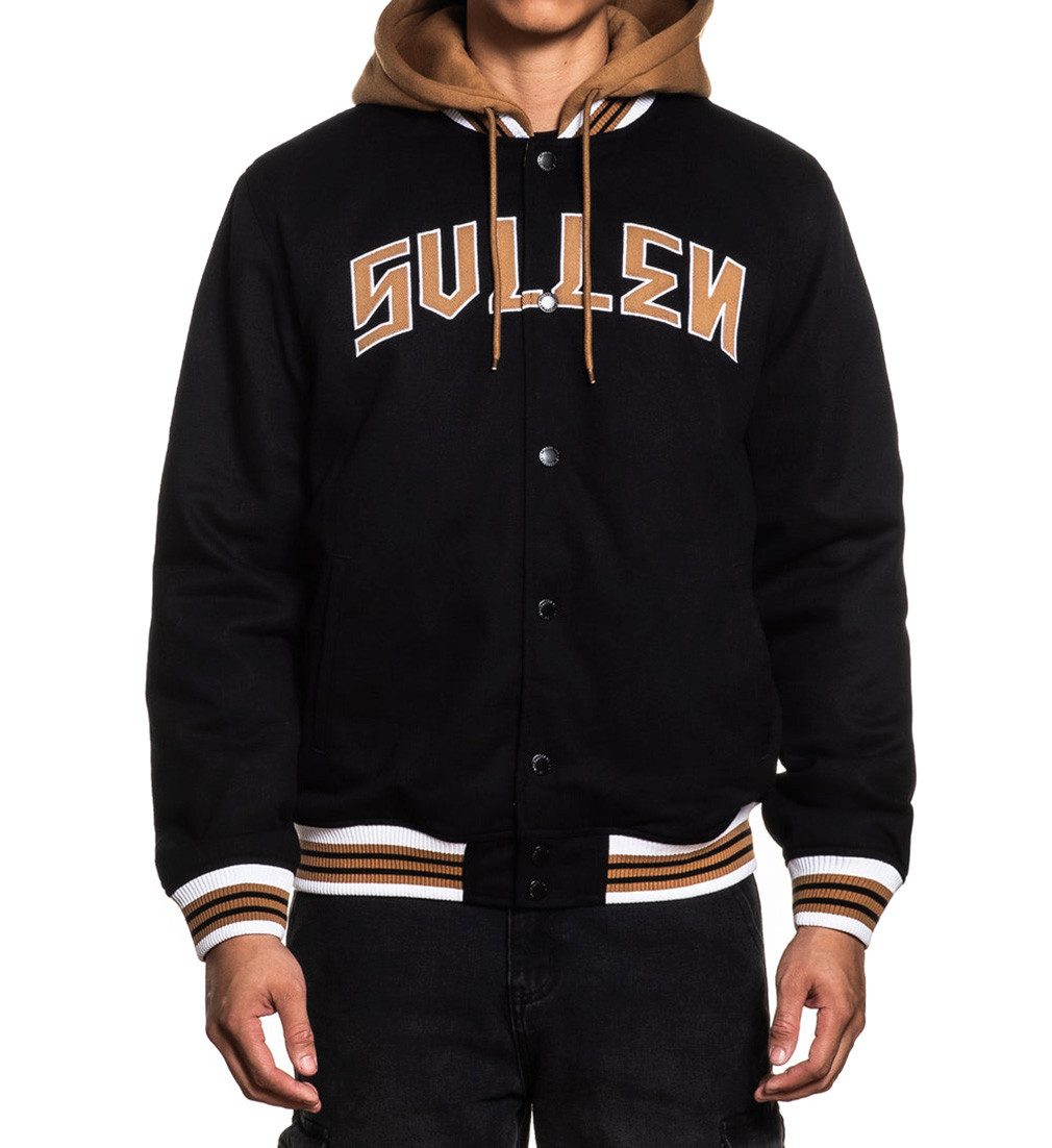 Sullen Clothing Collegejacke Strong Arm Reversible Hoodie Varsity Baseballjacke