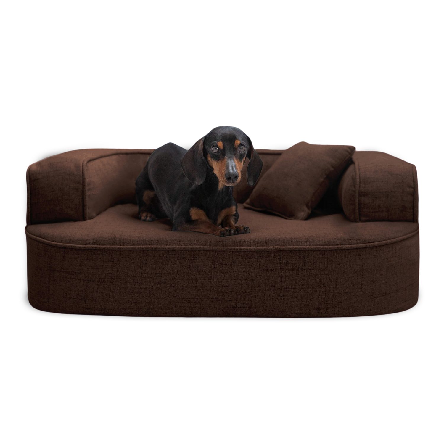 tierlando® Tierbett Orthopädisches Hundesofa LOTTE VISCO PLUS Webstoff meliert
