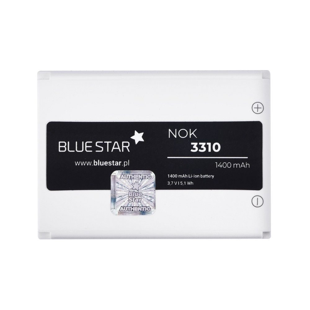 BlueStar Bluestar Akku Ersatz kompatibel mit Nokia 3310 / 3330 / 3510 / 3510i 1400 mAh Austausch Batterie Accu Nokia BLC-2 Smartphone-Akku