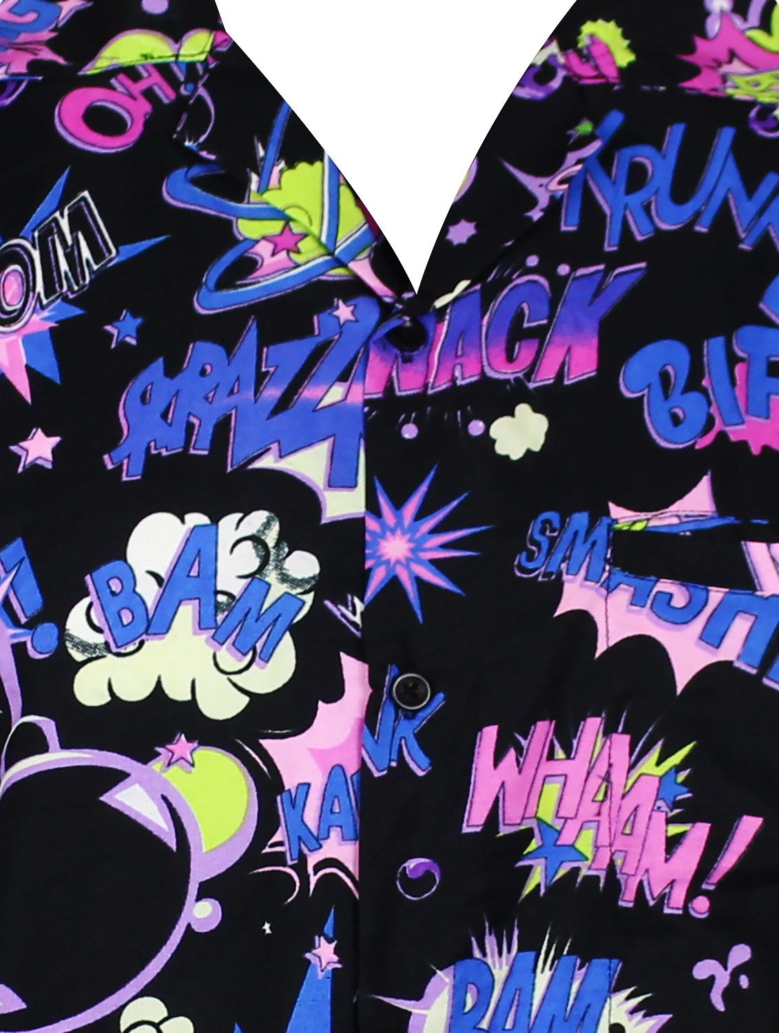 King Kameha Hawaiihemd Boom-Bang Funky Hawaii-Hemd Herren Kurzarm Front-Tas günstig online kaufen