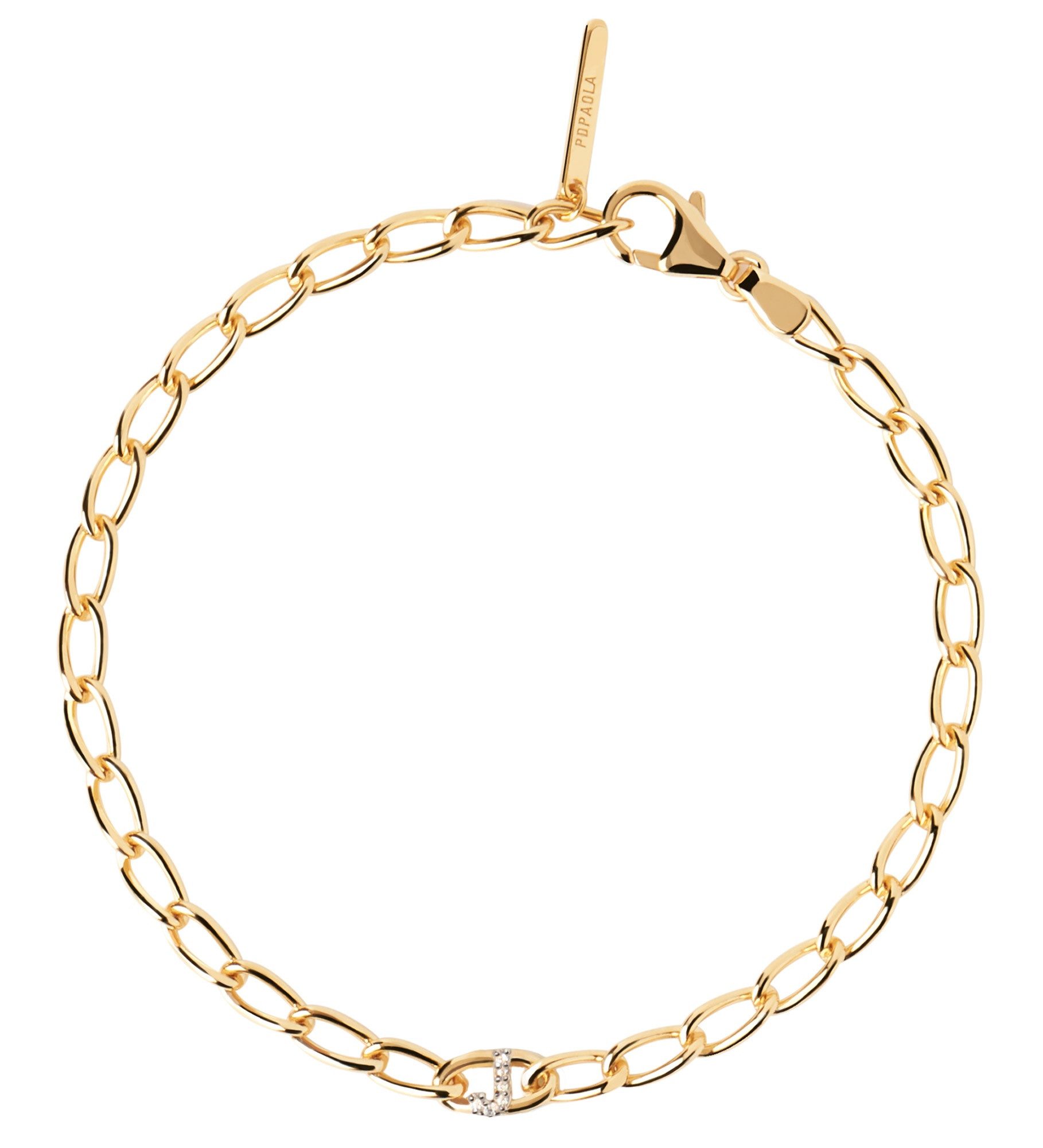 P D Paola Gliederarmband Damen-Buchstabe J Mini vergoldet. € 43,90