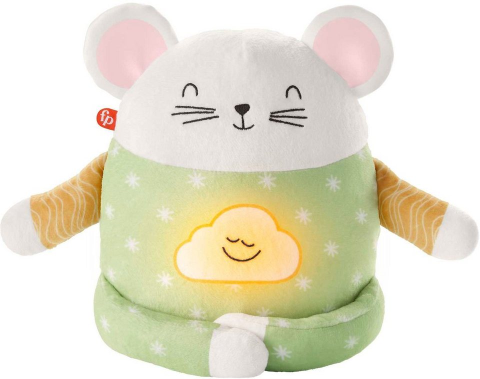 Fisher-Price® Plüschfigur Meditations-Maus, Einschlafhilfe mit Nachtlicht &  Musik, Fisher-Price »Meditations-Maus« Einschlafhilfe mit Nachtlicht & Musik