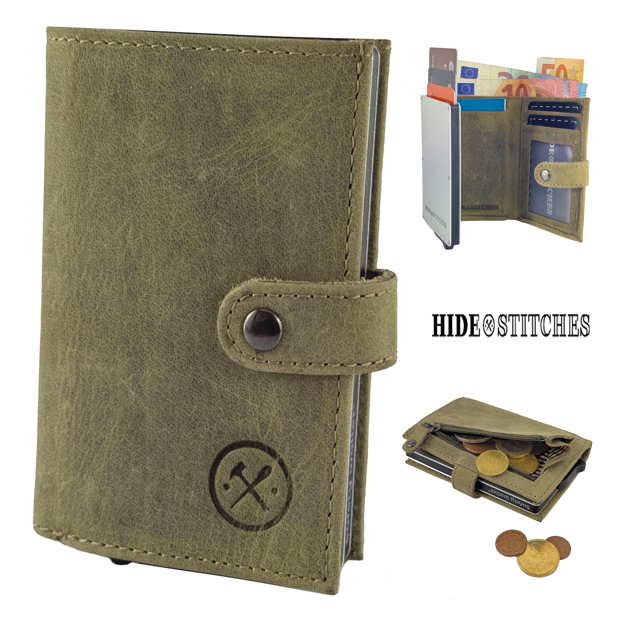Hide & Stitches Geldbörse Slim Wallet günstig online kaufen
