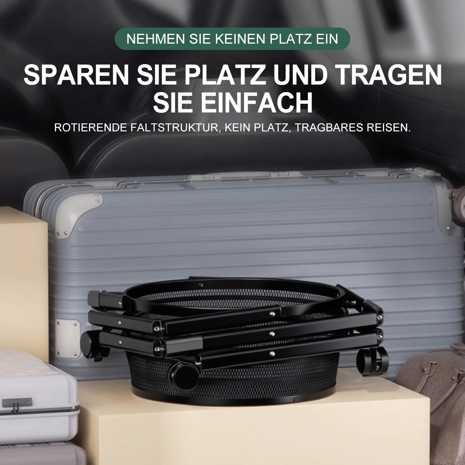 FOXSPORT Standregal faltbar mit Rollen