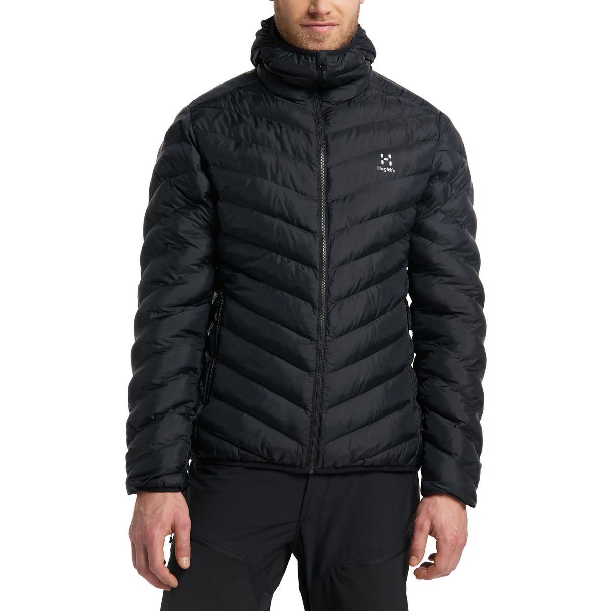 Haglöfs Softshelljacke Särna Mimic Hood Men Vielseitiger, wasserabweisender Herren-Hoodie mit innovativer