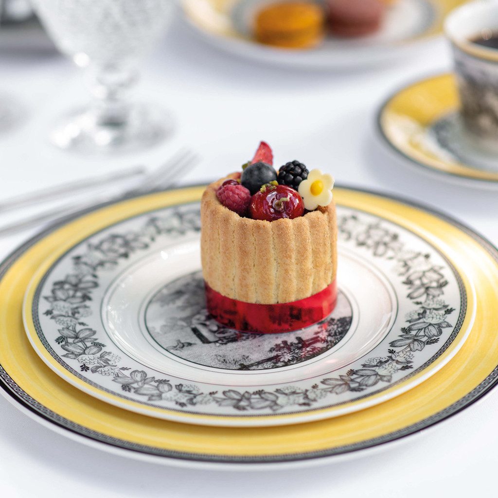 Villeroy & Boch Frühstücksteller Audun Frühstücksteller, (1 St), Premium Porcelain, mikrow.- & spülm.sicher, Made in Germany