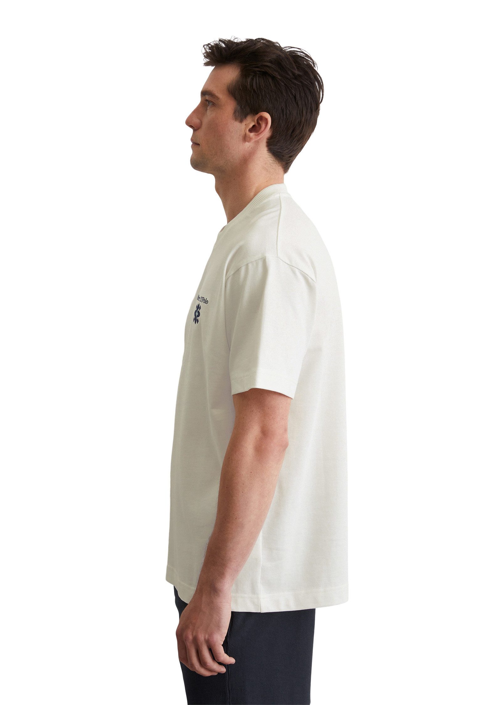 Marc O'Polo T-Shirt aus schwerem Bio-Baumwoll-Jersey günstig online kaufen
