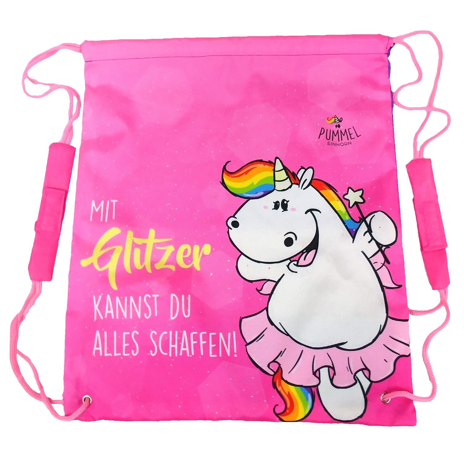 Gymbag Pummel & Friends - Pummelfee - mit Glitzer kannst du alles schaffen