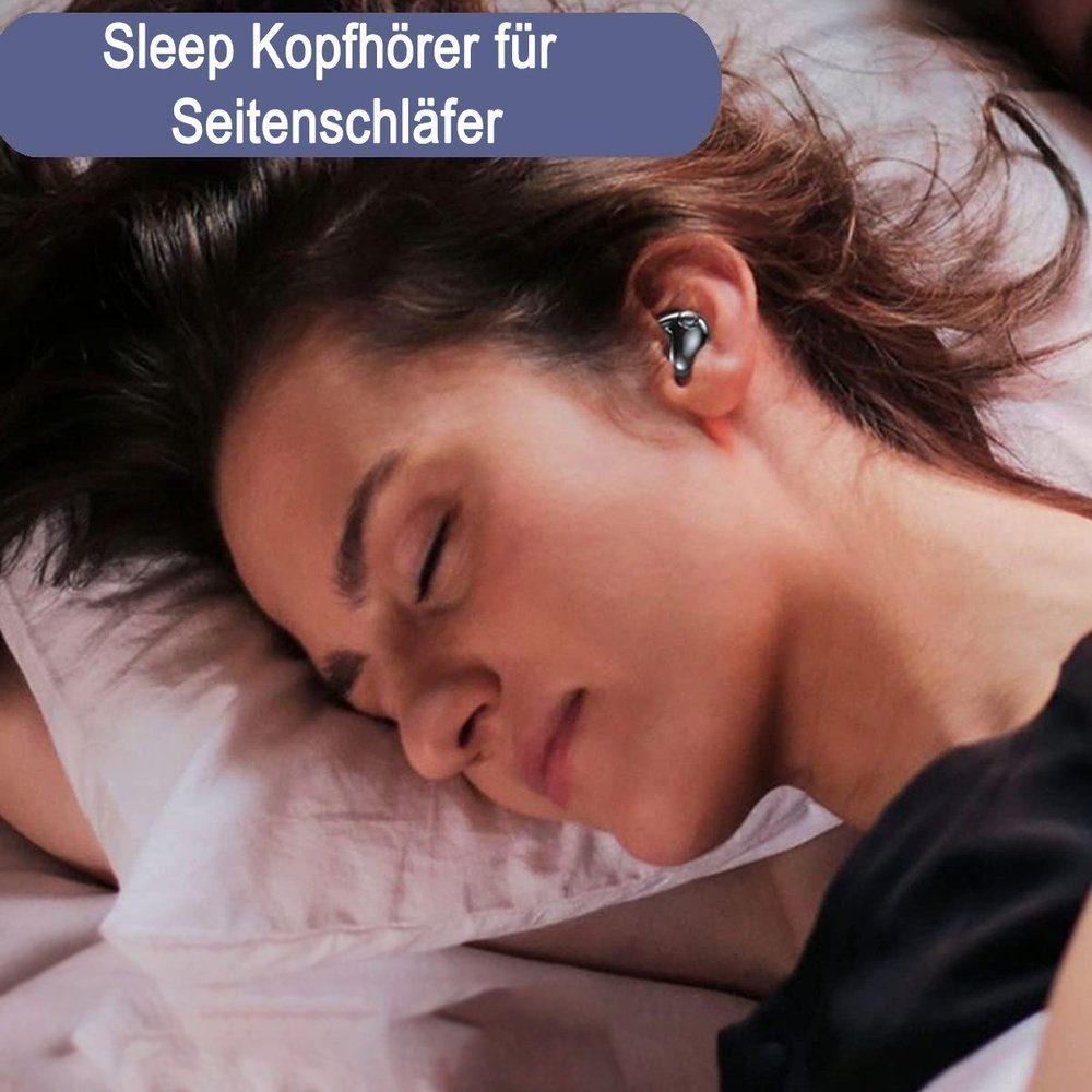 Bluetooth-Kopfhörer Schlaf AUKUU unsichtbar, Bluetooth, Kopfhörer kabellos, Mikro-Ohr?rer,