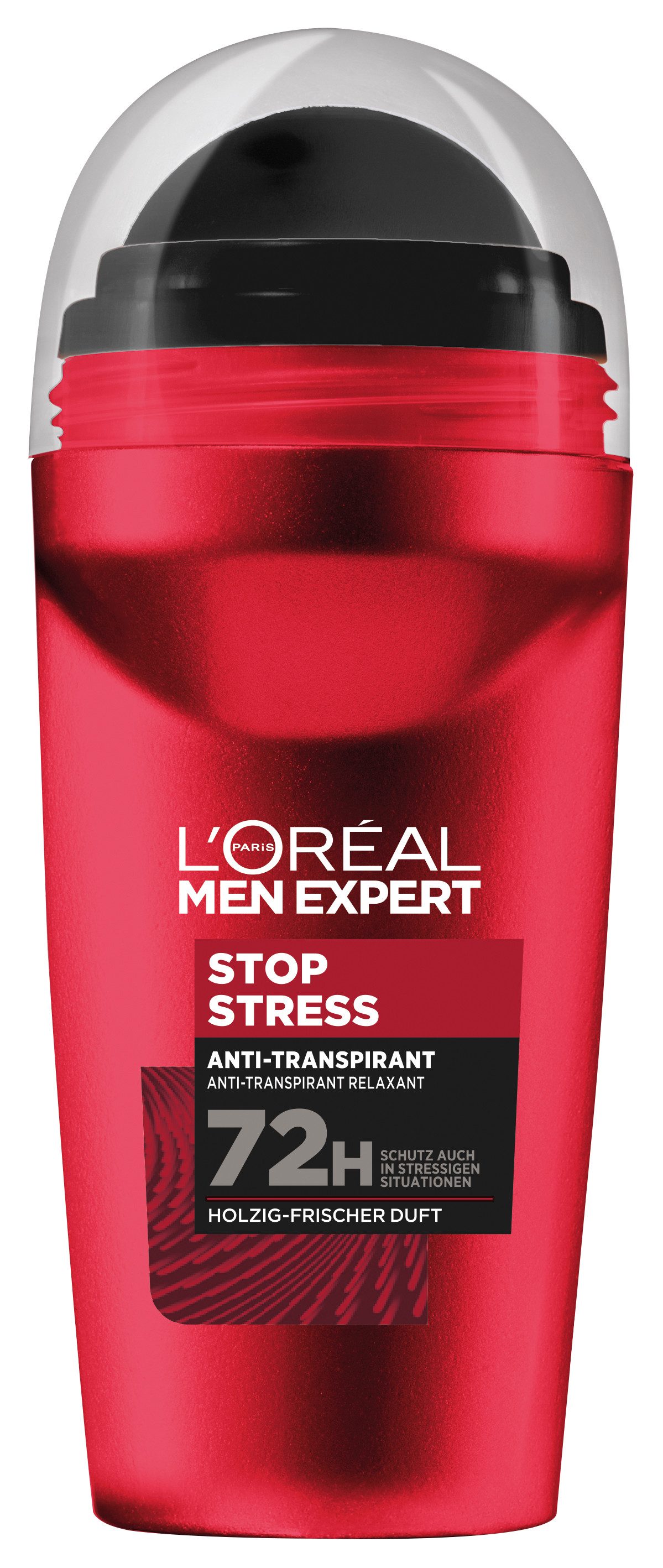L'ORÉAL PARIS MEN EXPERT Deo-Roller Deo Roll-on Ultimate Control, Packung, 6-tlg., mit hoher Zuverlässigkeit
